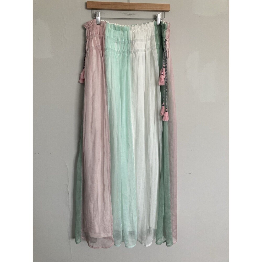 NEW Chelsea & Theodore Pastel Maxi Skirt LARGE Cottagecore Fairy Fantasy